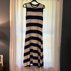 Polo Ralph Lauren maxi dress, blue and white stripe